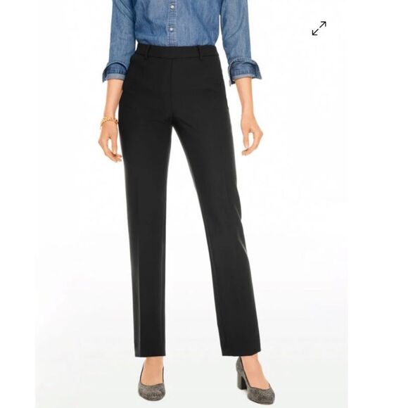 Talbots Cambridge Pants Black – Size 2P Petite Trousers - Picture 1 of 12